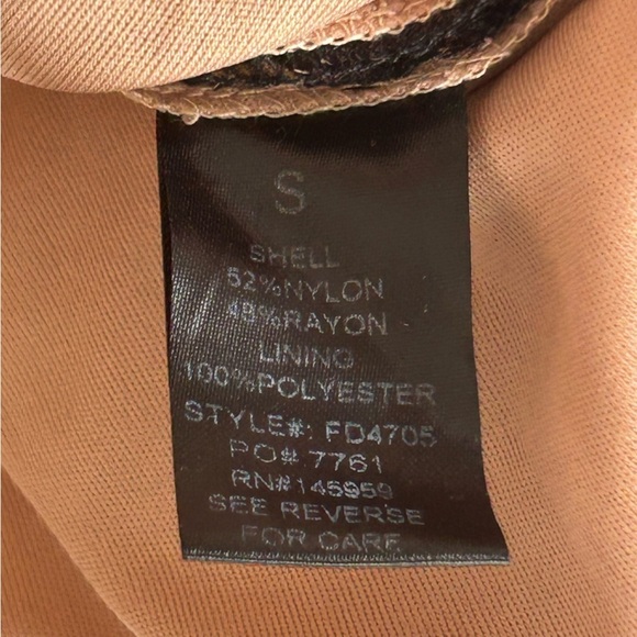 Y2K Brown Velvet Burnout Midi Dress Size S Fairy Grunge - Picture 13 of 13